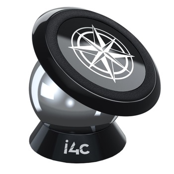 Suport auto magnetic pentru telefon Universal cu rotire 360⁰, ajustabil orice directie si compatibil cu orice model de telefon mobil, montare pe bordul masinii, cu accesorii de reinstalare si placute pentru telefoane multiple, Argintiu/Negru Suport auto magnetic pentru telefon Universal cu rotire 360⁰, ajustabil orice directie si compatibil cu orice model de telefon mobil, montare pe bordul masinii, cu accesorii de reinstalare si placute pentru telefoane multiple, Argintiu/Negru