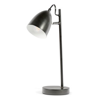 Veioza Platinet 44891, E14, 25W, inaltime 370mm, baza φ165x22mm, abajur φ95x115mm, din metal, neagra Veioza Platinet 44891, E14, 25W, inaltime 370mm, baza φ165x22mm, abajur φ95x115mm, din metal, neagra