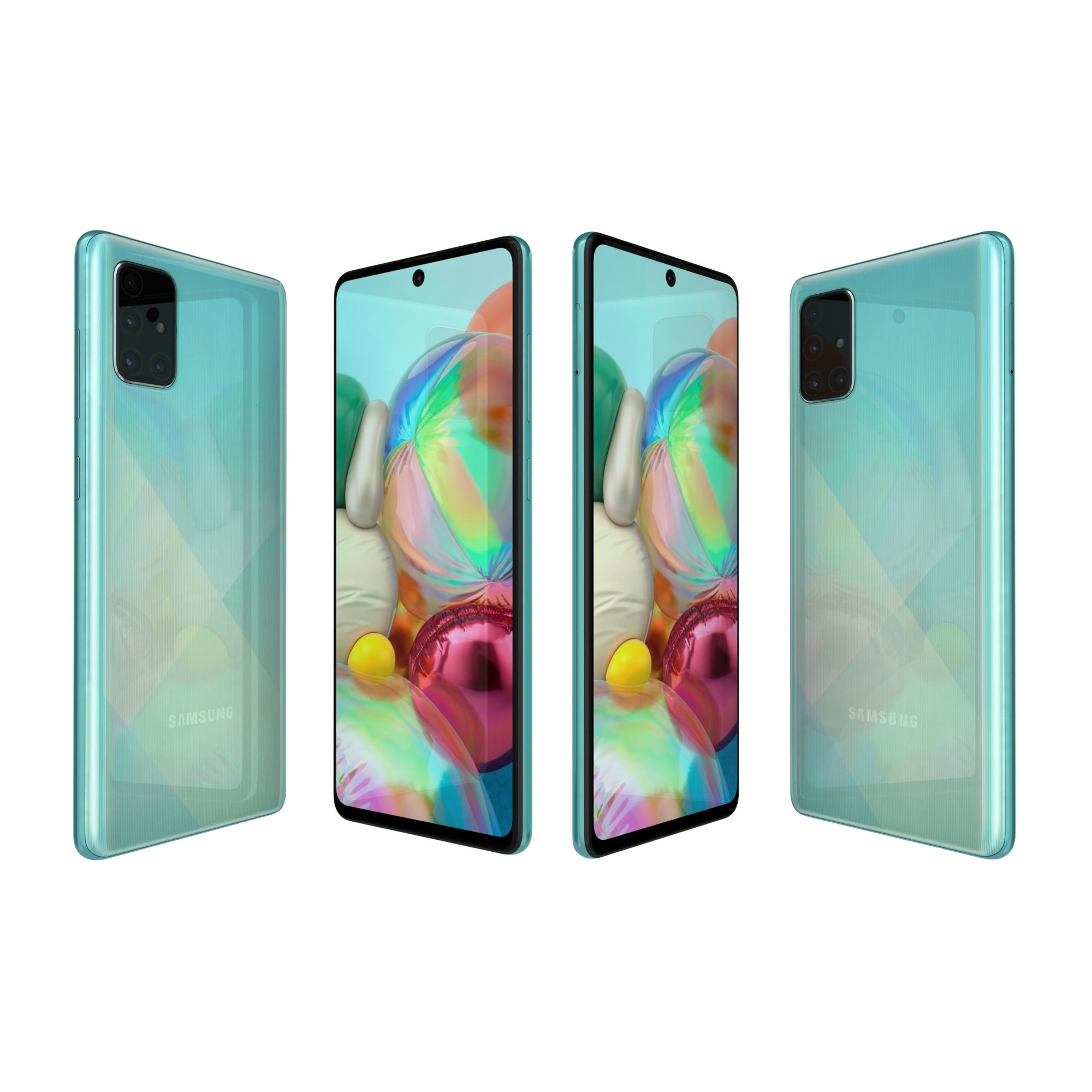 Смартфон Samsung Galaxy A71 Dual Sim 6GB RAM 128GB, Blue - eMAG.bg