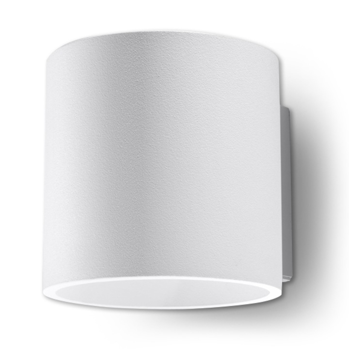 Стенна лампа SOLLUX, ORBIS 1, 40 W, Бял