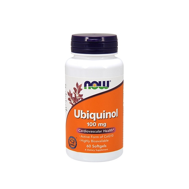 Supliment alimentar Now, Ubiquinol, 100mg, 60 capsule moi
