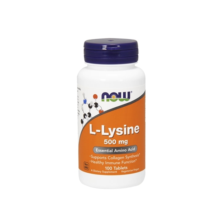 Supliment nutritiv, L-Lysine, Now, 100 tablete