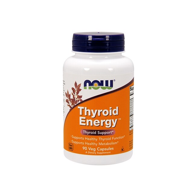 Supliment nutritiv, Thyroid Energy, NOW, 90 capsule