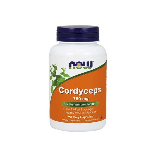 Supliment nutritiv Cordyceps NOW, 90 de capsule