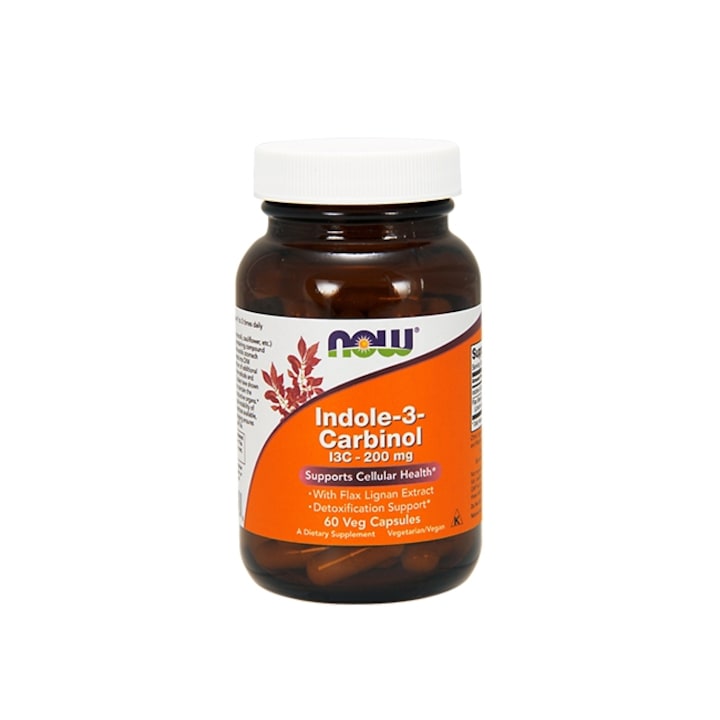 Now Indol-3-Carbinol, 60 kapszula