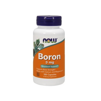 Supliment nutritiv Boron Now, 100 de capsule Supliment nutritiv Boron Now, 100 de capsule