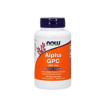 Alfa GPC Now, 300 mg, 60 Capsule Alfa GPC Now, 300 mg, 60 Capsule
