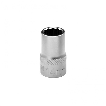 Cap tubular, 1/2 , 14 mm bihex in patrat 1/2 Cap tubular, 1/2 , 14 mm bihex in patrat 1/2