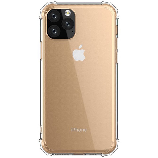 Husa de protectie Just Must Shock TPU I pentru iPhone 11 Pro Max, Silicon, Clear