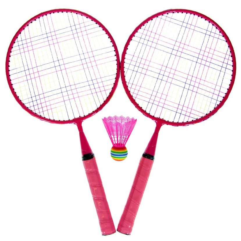 Rachete de badminton, Zola®, ideale pentru fetite, Roz