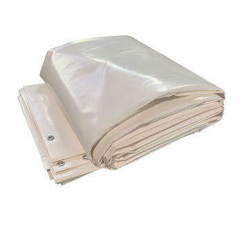Prelata PVC alba, industriala, 680 g/mp, 7x5,35 m Prelata PVC alba, industriala, 680 g/mp, 7x5,35 m