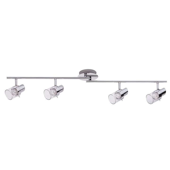 Спот Rabalux Dakota ,4x4,5W LED , Хром/Прозрачен