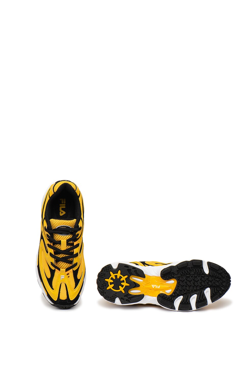 Fila, Creator sneaker kivehető talpbetéttel, Sárga/Fekete, 6 - eMAG.hu