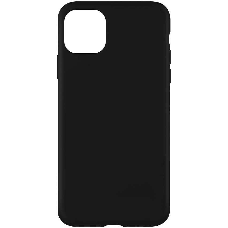 Husa Lemontti Liquid pentru iPhone 11 Pro, protectie 360°, Silicon, Black