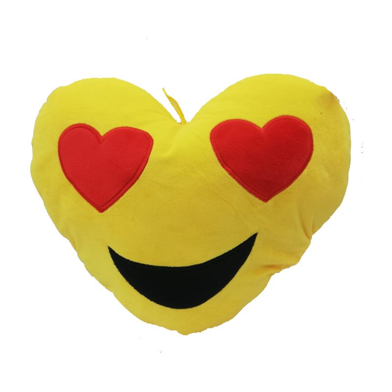 Jucarie de plus, model perna emoji,22 cm, galben
