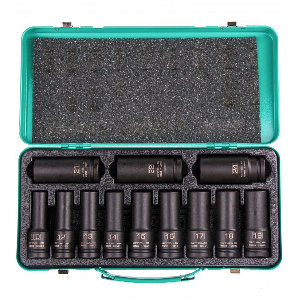 Set capete adanci hexagonale cu impact 1/2