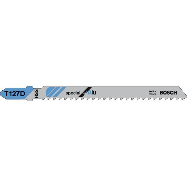 Set 5 panze pentru aluminiu pentru fierastrau vertical Bosch T 127 D