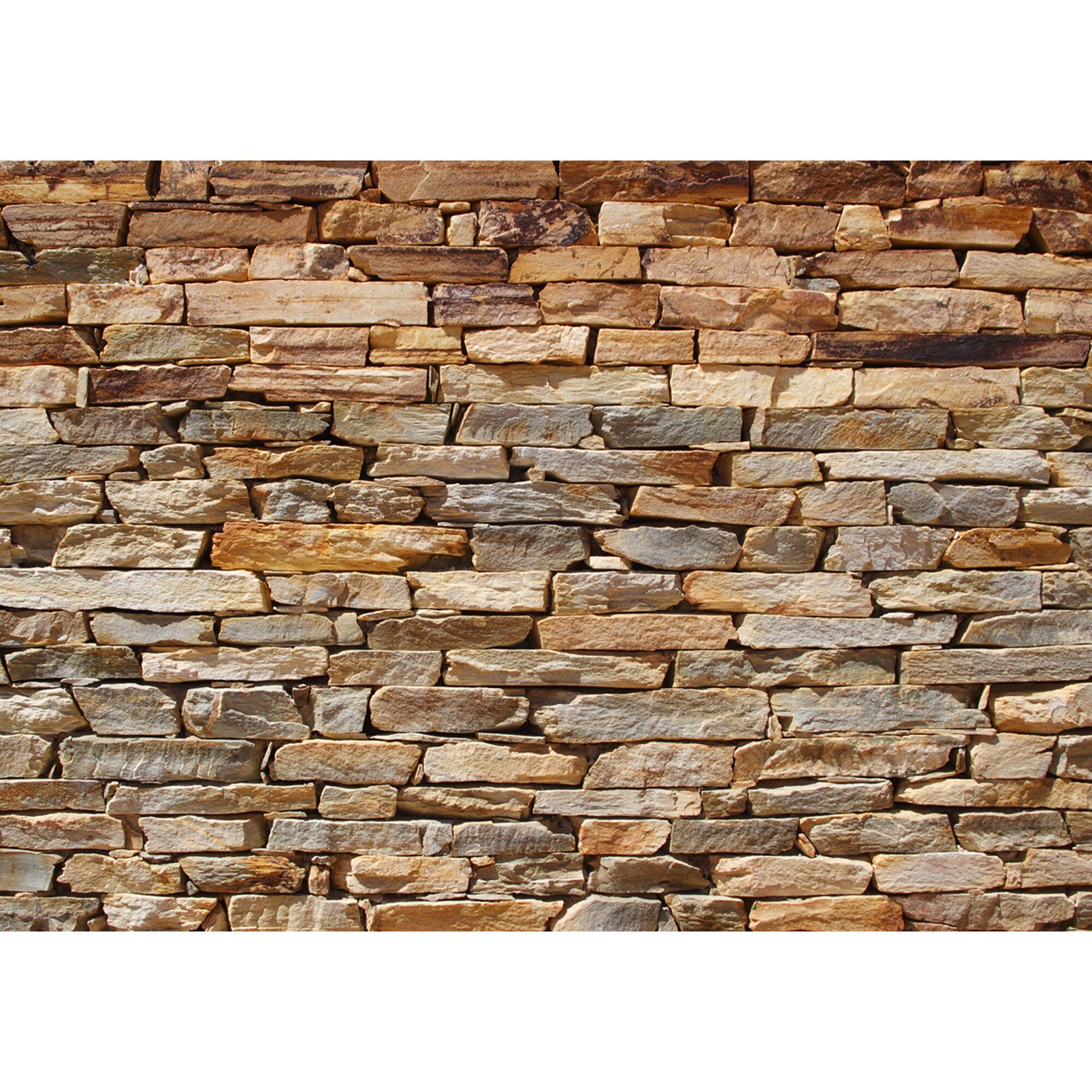 Fototapet AG Design FTS1319, Perete din piatra 360 x 254 cm