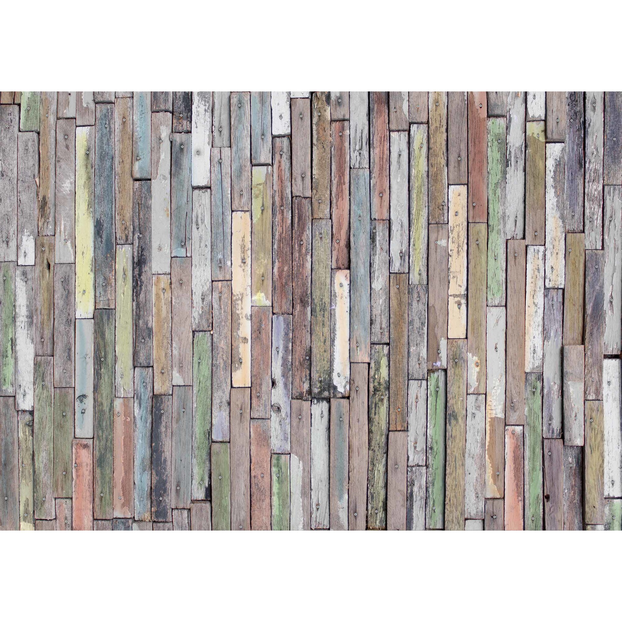 Fototapet AG Design FTS1321, Perete din lemn 360 x 254 cm