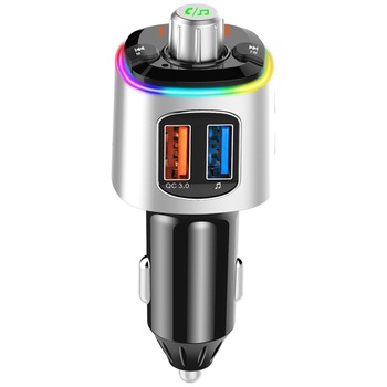Modulator FM bluetooth 4.2, Transmitator FM, incarcator auto quickcharge 3.0 Modulator FM bluetooth 4.2, Transmitator FM, incarcator auto quickcharge 3.0
