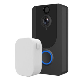 Sonerie inteligenta Wi-Fi, Platinet 45089, cu camera video 1080p, senzor miscare, vedere nocturna, microfon, unghi 140 ° Sonerie inteligenta Wi-Fi, Platinet 45089, cu camera video 1080p, senzor miscare, vedere nocturna, microfon, unghi 140 °