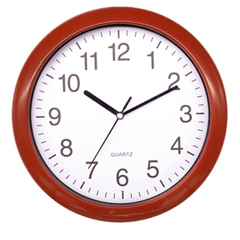 Ceas de perete Platinet 45011 , model Rainbow, mecanism Non-Ticking, cadran rosu, fond alb, 273x40mm Ceas de perete Platinet 45011 , model Rainbow, mecanism Non-Ticking, cadran rosu, fond alb, 273x40mm