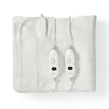 Patura electrica dubla Nedis, 140 x 160 cm, 3 trepte de putere, indicator de functionare, protectie la supraincalzire Patura electrica dubla Nedis, 140 x 160 cm, 3 trepte de putere, indicator de functionare, protectie la supraincalzire