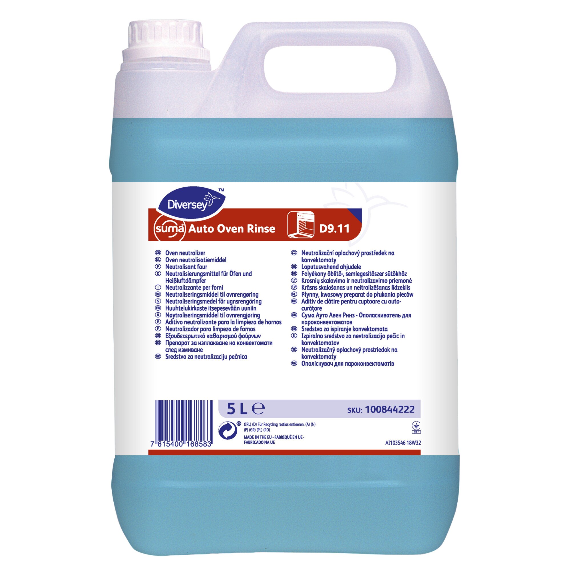 Aditiv acid pentru clatire si neutralizare Suma Auto Oven Rinse D9.11 5L