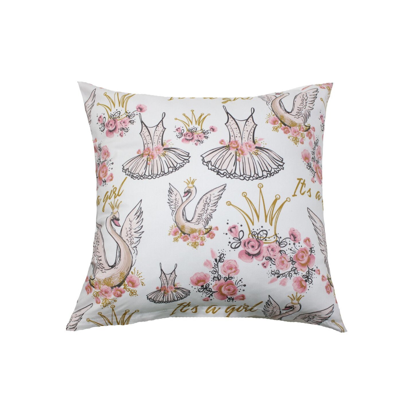 Fata de perna, It is a girl, 40x40cm