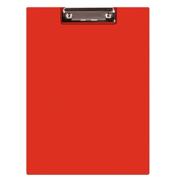 Clipboard Dublu din Carton Plastifiat cu Buzunar A5 Q-CONNECT, 140x216 mm, Clip de Prindere Metalic, Capaciatate 30 Coli, Culoare Rosie Clipboard Dublu din Carton Plastifiat cu Buzunar A5 Q-CONNECT, 140x216 mm, Clip de Prindere Metalic, Capaciatate 30 Coli, Culoare Rosie