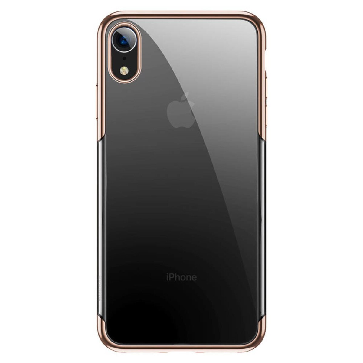 Husa hard pentru iPhone XR Glitter Electroplated, Baseus Aurie