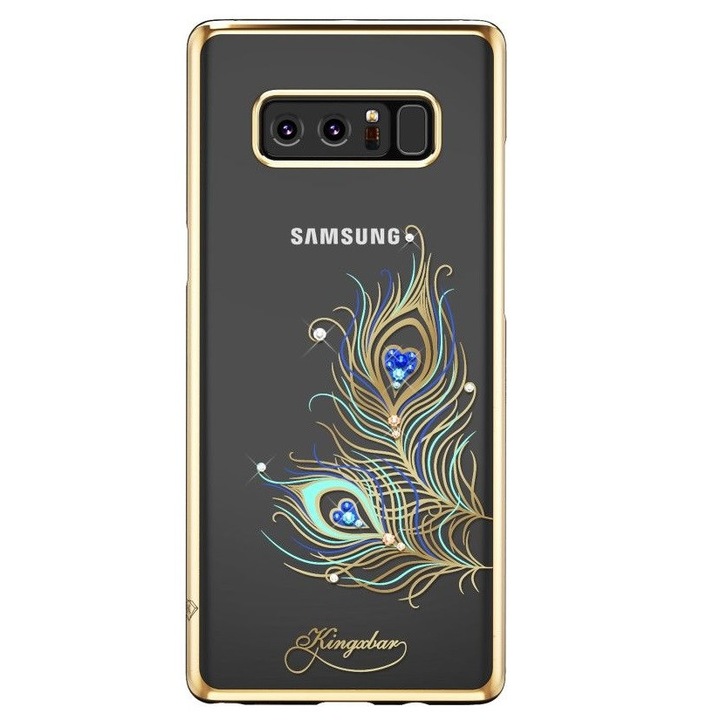 Калъф GloMax за Samsung Galaxy Note 8 Crystal design, Златист