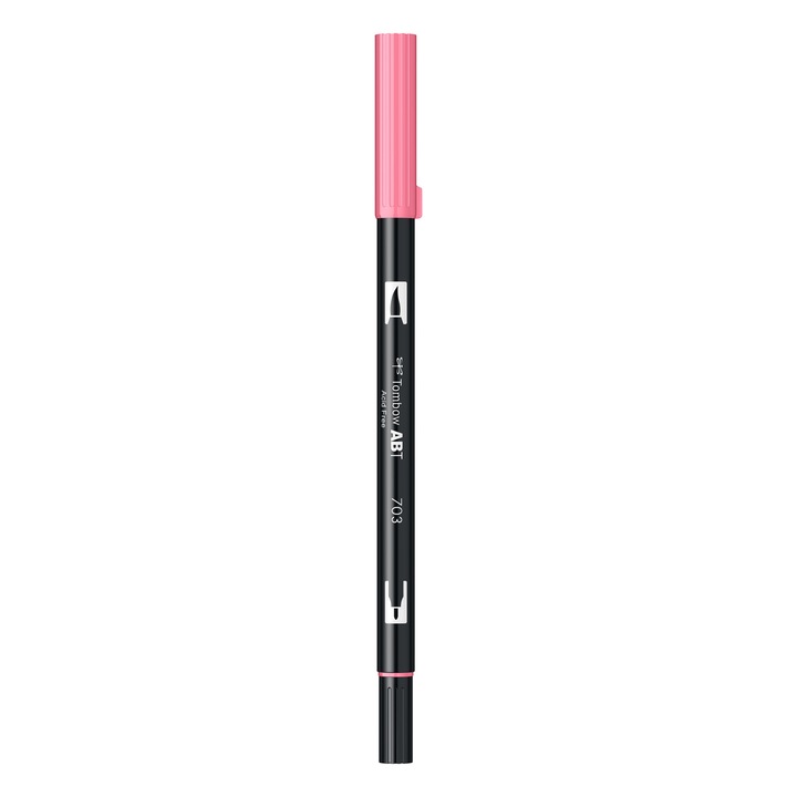 Marker Tombow ABT Dual Brush Pen 703 - pink rose
