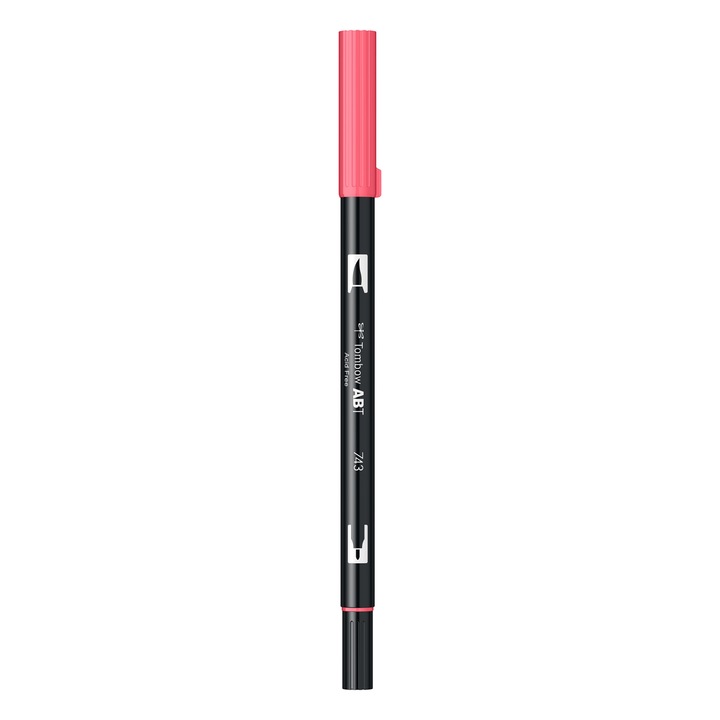 Marker Tombow ABT Dual Brush Pen 743 - hot pink