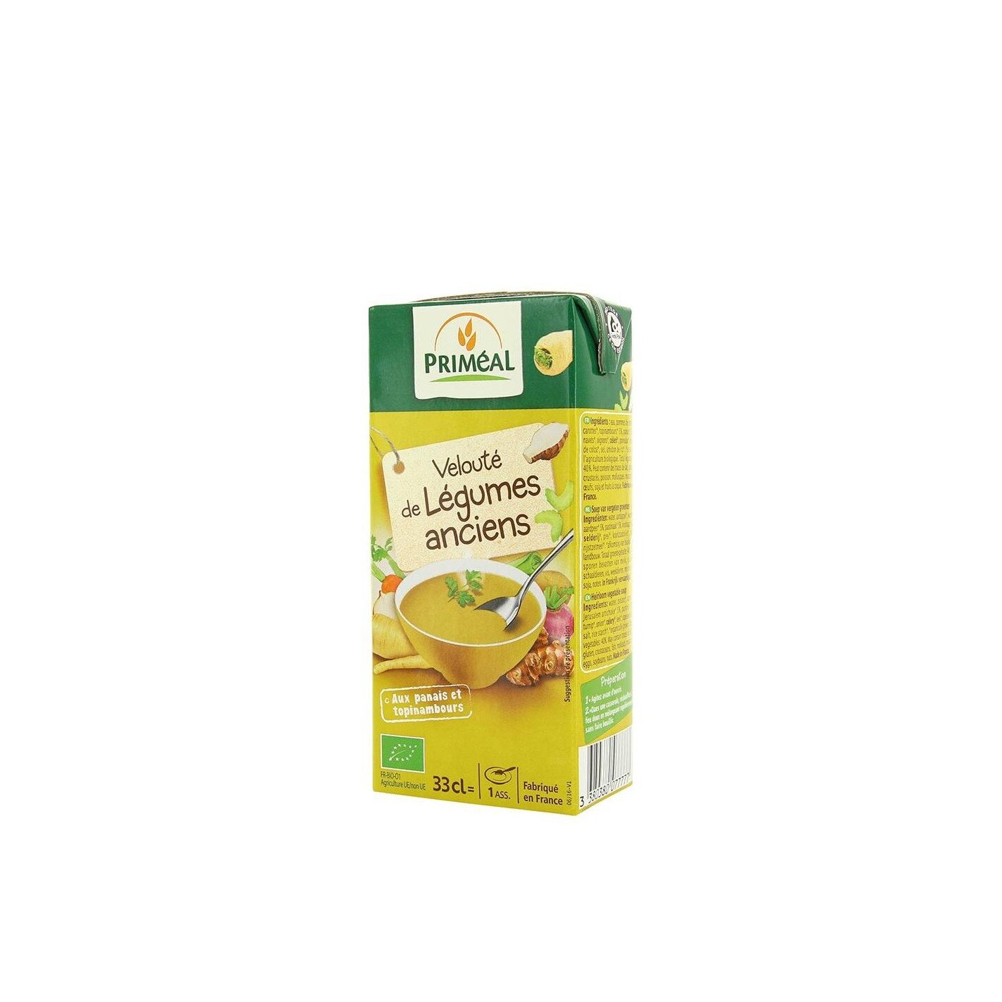 Supa crema bio de legume antice 330ml
