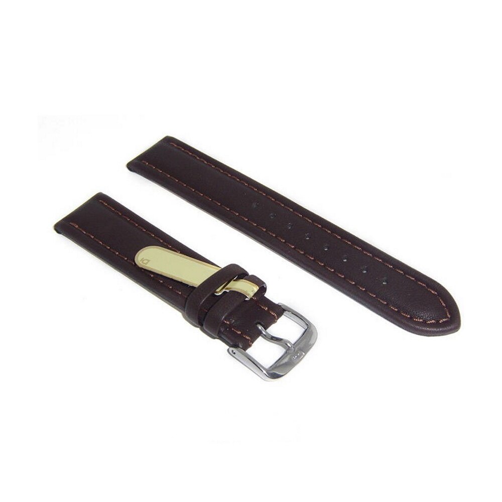Curea de ceas Di-Modell Gaucho Chrono 1350-28225, 22mm, Maro inchis, catarama aurie