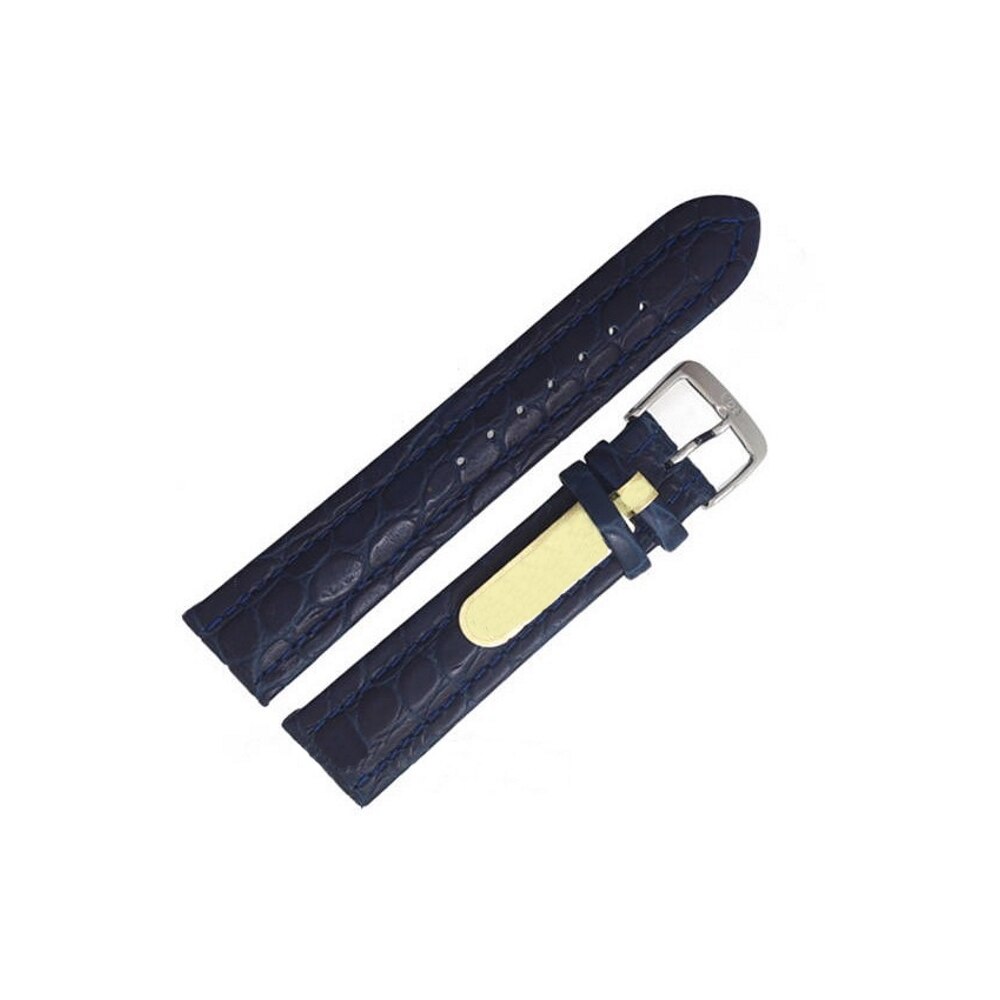 Curea de ceas Di-Modell Luxor 1305-06202, 20mm, Navy, catarama argintie