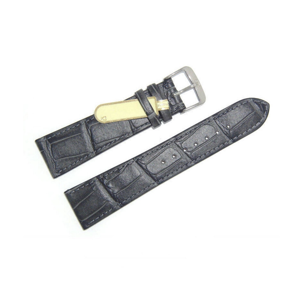Curea de ceas Di-Modell Caracas 1695-13222, 22mm, Gri, catarama argintie