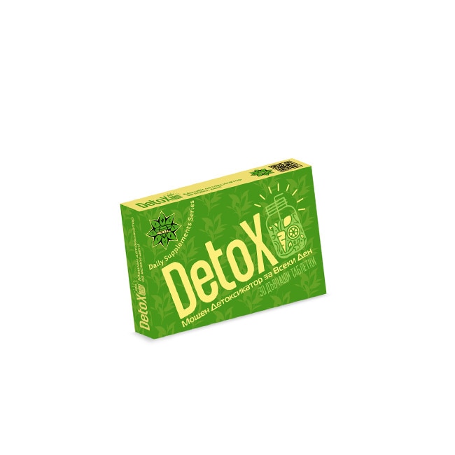 Supliment pentru detoxifiere, Cvetita Herbal DetoX, 30 capsule