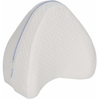 Perna pentru genunchi in forma V, din spuma cu memorie, perna ortopedica, 25 cm, husa inclusa, Urban Trends ®