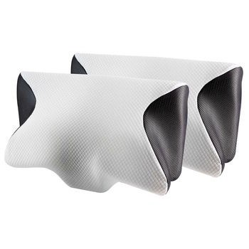 Set 2X perne ortopedice Suporto®️ din spuma cu memorie, cu extensii Set 2X perne ortopedice Suporto®️ din spuma cu memorie, cu extensii