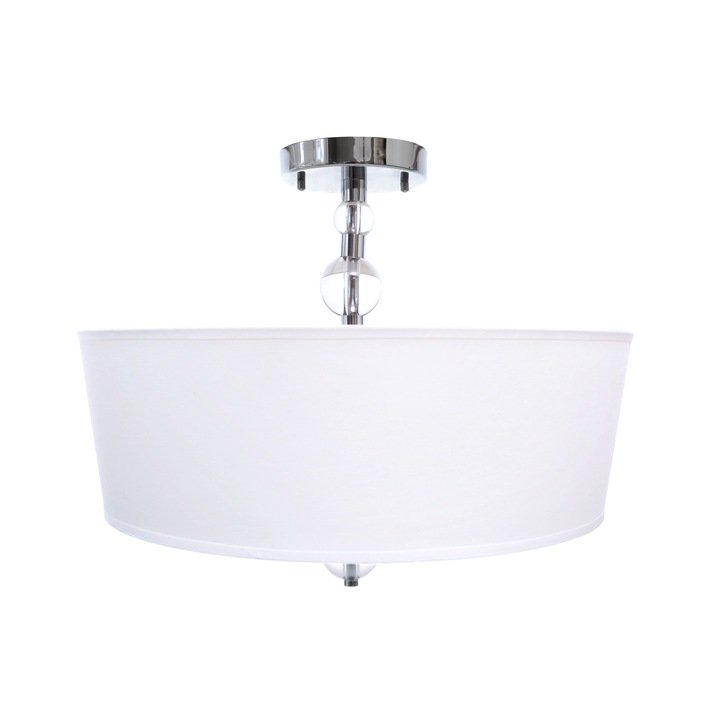 Plafoniere, Berella Light, Tineo 50, 5 x 60W E27 Crom/Alb