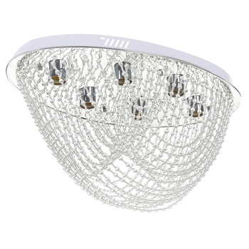 Plafoniera, Crom, 6хE27+led rgb, mp3, bluetooth, 2139/60 CH Plafoniera, Crom, 6хE27+led rgb, mp3, bluetooth, 2139/60 CH