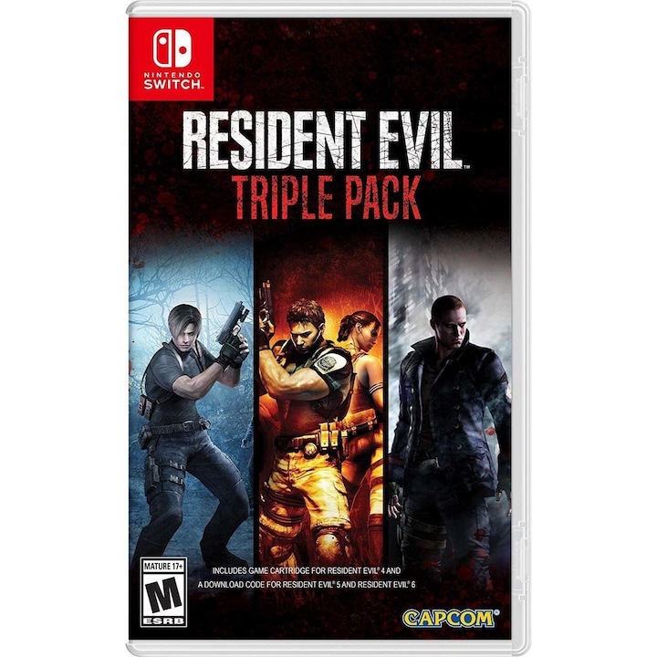 Joc Resident Evil Triple Pack Pentru Nintendo Switch