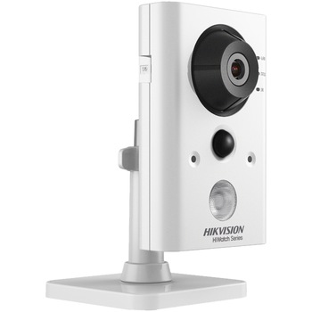 Camera de supraveghere Hikvision HiWatch IP Cube, 2MP, lentila 2.8mm, WIFI, IR 10m, Microfon si difuzor incorporat, Mobile Monitoring, Alb/Negru Camera de supraveghere Hikvision HiWatch IP Cube, 2MP, lentila 2.8mm, WIFI, IR 10m, Microfon si difuzor incorporat, Mobile Monitoring, Alb/Negru