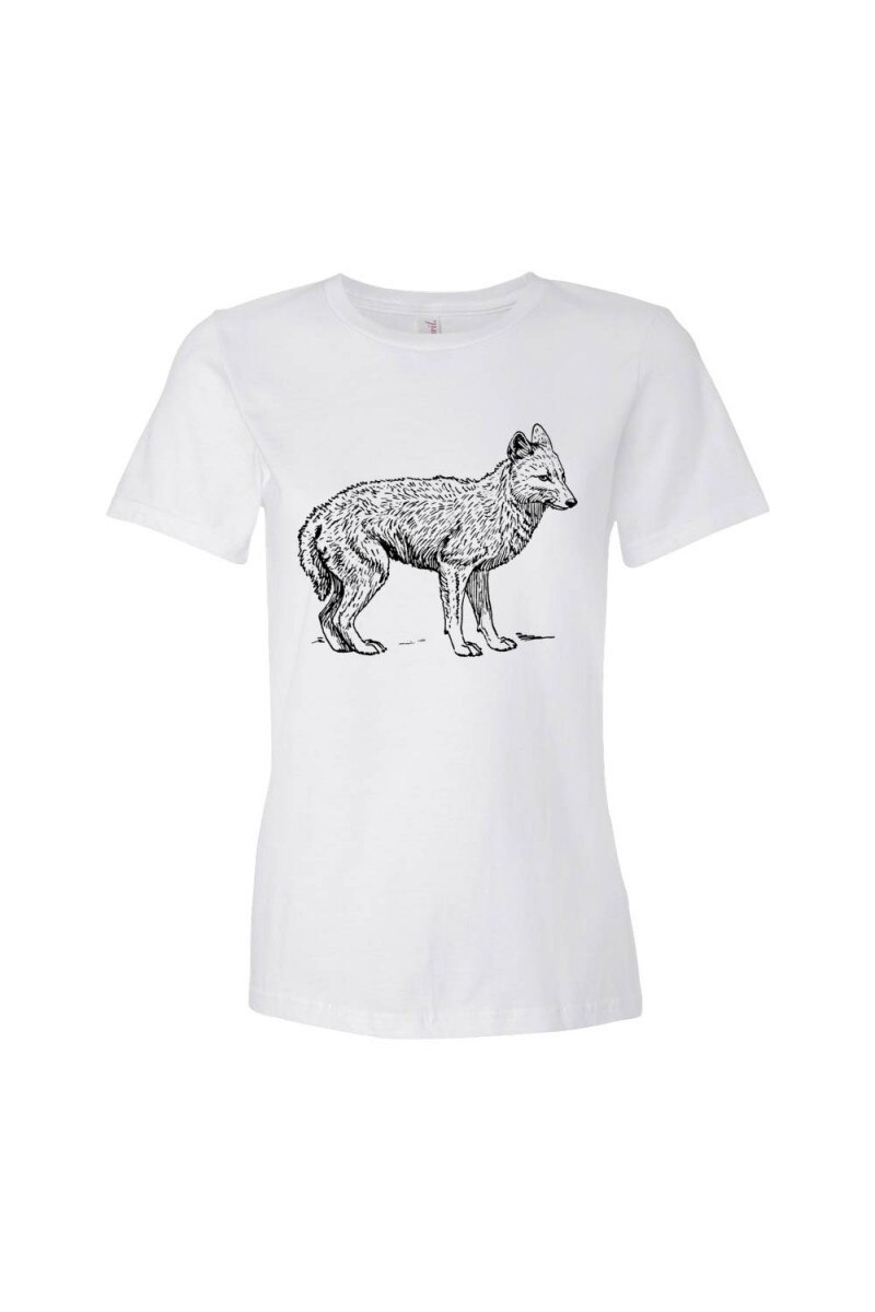 Тениска \"Чакал\" (Дамска) chitatel 403512, Бял, L EU - eMAG.bg