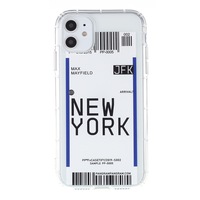 husa iphone 11 - silicon tpu imprimeu bilet avion new york imagen 6_0_
0