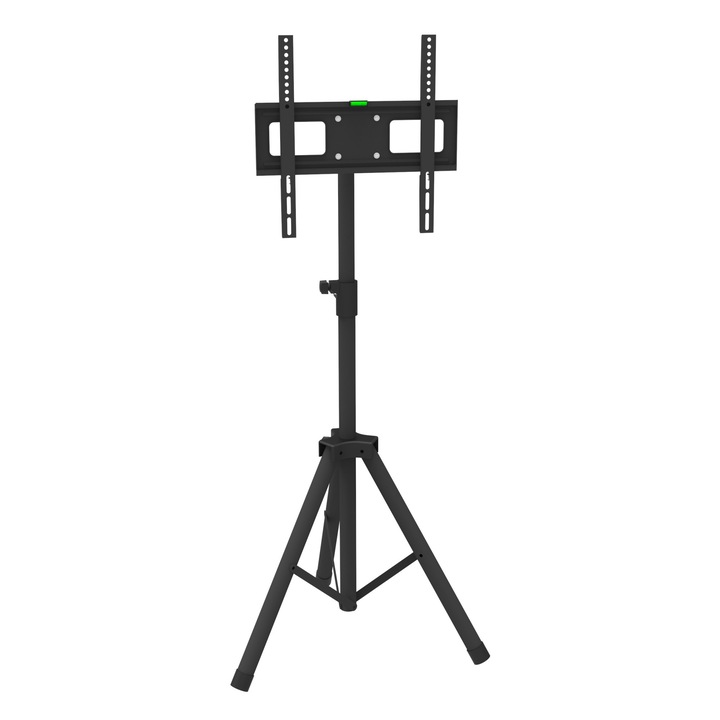 TECHLY 17"-60" Universal Floor Tripod Stand for TV Black, 207470, Fali-, monitor-, projektortartó