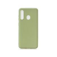 Husa protectiva Samsung M40, verde, material semi-moale tpu, model Frosted Solid, subtire si usoara