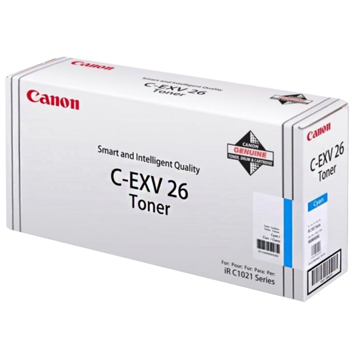 Тонер касета Canon C-EXV26C, Cyan, 6000 копия, оригинал